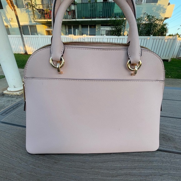 Michael Kors Blush Pink Satchel with Scarf Accent - Picture 2 of 5